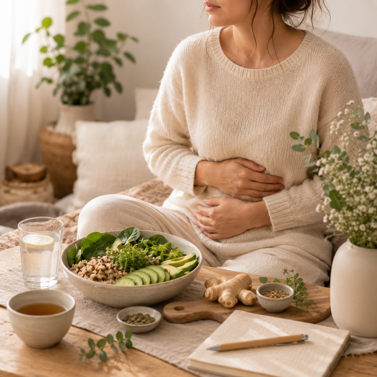 Ballonnements, digestion difficile : quand consulter une sage-femme micronutritionniste ?